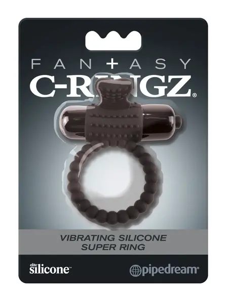 FCR Silicone System R Vibrating Ring with Stimulating Surface, 3.2 cm