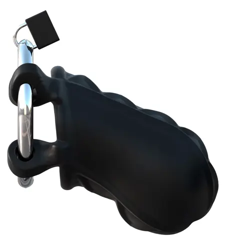 FCR Extreme Silicone Chastity System Adjustable 9.5cm Black