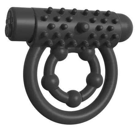 FCR RC Performance Pro Silicone Dual Ring with Remote 10 Modes Black
