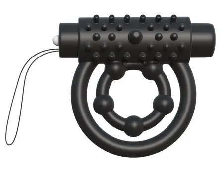 FCR RC Performance Pro Silicone Dual Ring with Remote 10 Modes Black