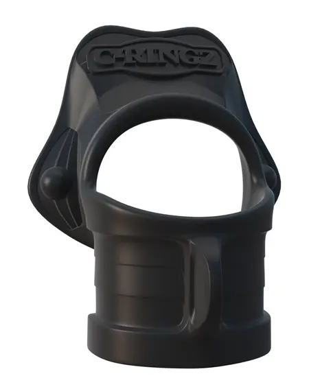 FCR Rock Hard Dual Support Ring Silicone Black 3.8 cm & 3.3 cm