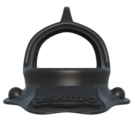 FCR Rock Hard Dual Support Ring Silicone Black 3.8 cm & 3.3 cm
