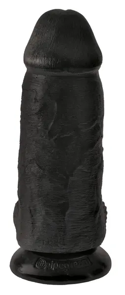 King Cock Chubby Dark Anatomical Model with Suction Cup 22.9 cm
