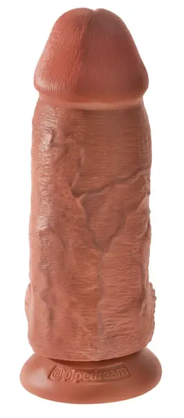 King Cock Chubby Tan - Anatomical Model with Suction Cup 22.9cm
