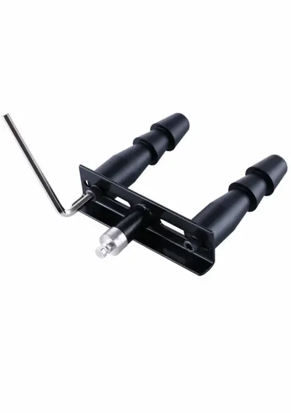 Hismith Double Vac-U-Lock Adapter - Dual Attachment System, Silver