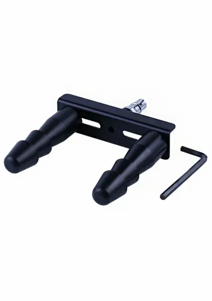 Hismith Double Vac-U-Lock Adapter - Dual Attachment System, Silver
