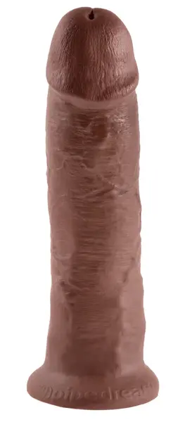 King Cock Model 10'' Anatomical Intimate Device Brown PVC 25 cm