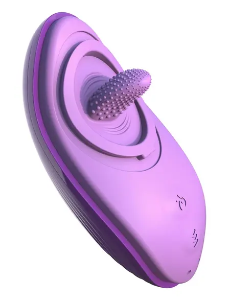 Fetish Fantasy Elite Silicone Fun Tongue Vibrating Lay-On, Pink, 13cm