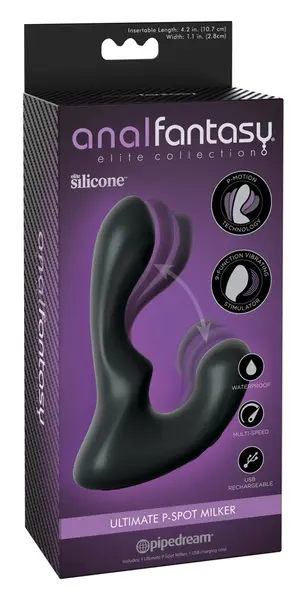 CalExotics Ultimate P-Spot Milker Elite Silicone Prostate Model, 14 cm