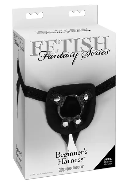 FFS Beginner's Harness Black - Adjustable Strap System, 3 O-Rings