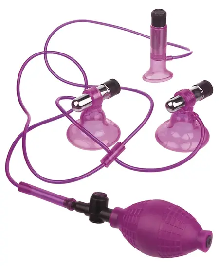 FFS Triple Suction Device with Vibrating Stimulation, 55 cm, PVC/ABS