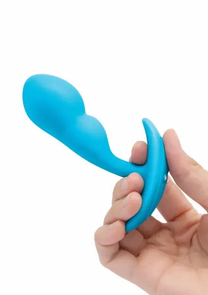 b-Vibe P-Spot SnugPlug Small Weighted Silicone Plug with Remote