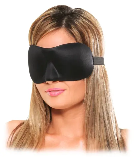 FFS Deluxe Fantasy Black Padded Comfort Eye Mask One Size