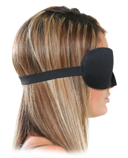 FFS Deluxe Fantasy Black Padded Comfort Eye Mask One Size