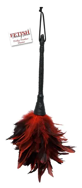 FFS Frisky Feather Duster Intimate Sensation Tool 35.6 cm Black