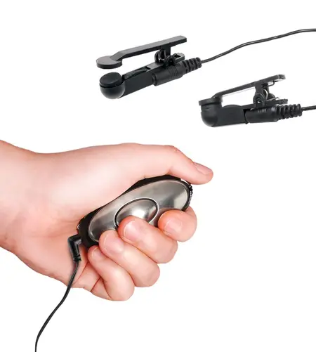 Fetish Fantasy Series Electro Stimulator Nipple Clamps Adjustable ABS/Metal