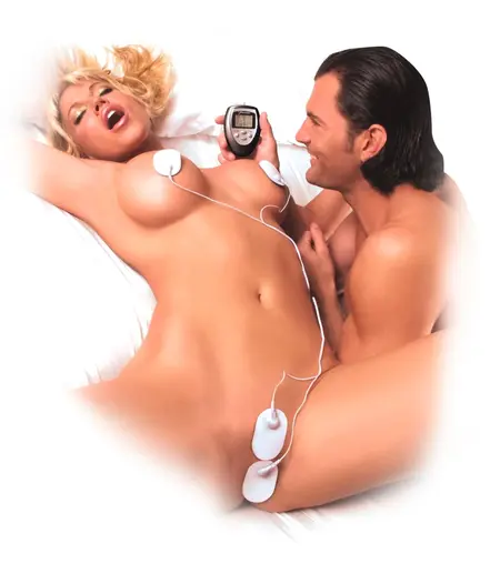 Fetish Fantasy Series Shock Therapy Electro-Stimulation Set, 4 Pads