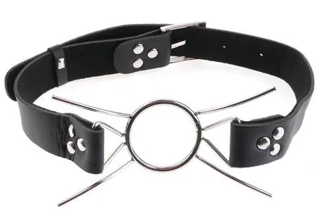 Fetish Fantasy Elite Spider Gag Adjustable Silver/Black 3.8 cm