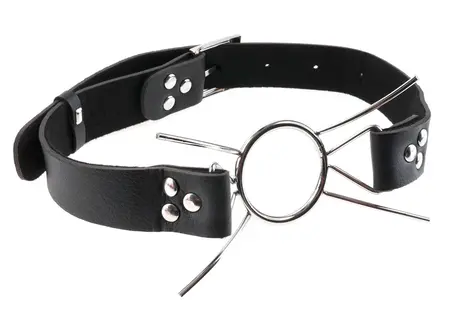 Fetish Fantasy Elite Spider Gag Adjustable Silver/Black 3.8 cm