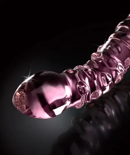 Pipedream Icicles No. 55 Pink Glass Intimate Massager 19.5cm