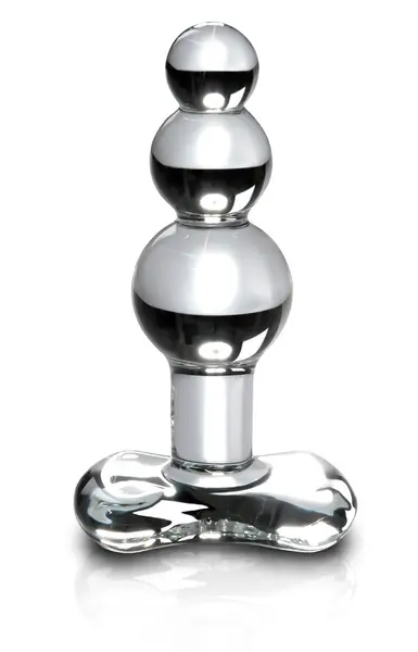 Pipedream Icicles No. 47 Clear Glass Plug 10.5cm Hypoallergenic