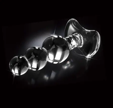 Pipedream Icicles No. 47 Clear Glass Plug 10.5cm Hypoallergenic