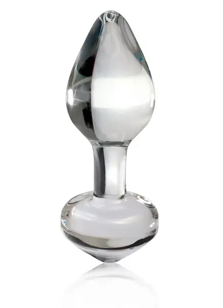Pipedream Icicles No. 44 Glass Massage Plug 8 cm Transparent