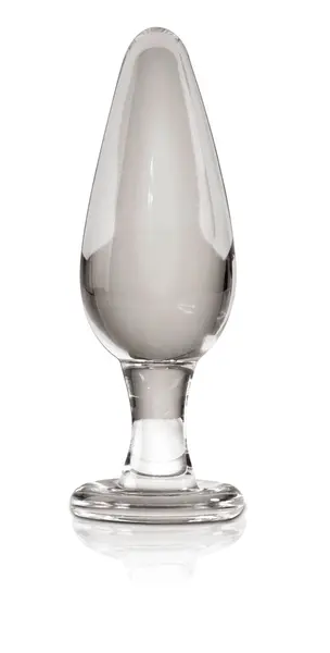 Pipedream Icicles No. 26 Glass Plug Clear, 11 cm, Hypoallergenic