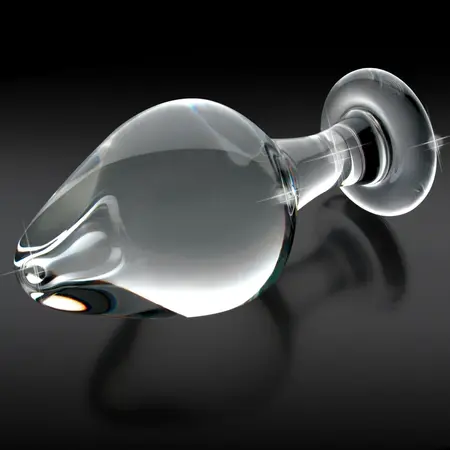 Pipedream Icicles No. 25 Glass Massage Plug 9 cm Transparent