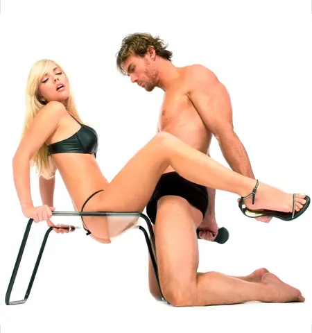 FFS The Incredible Positioning Stool Transparent 60x38x43 cm Max 135 kg