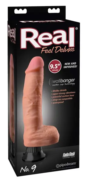 Pipedream Real Feel Deluxe No.9 Light Vibrating System 24 cm TPR