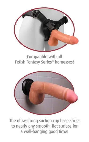 Pipedream Real Feel Deluxe No.7 Light - Multi-Speed Intimate System 23 cm
