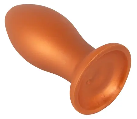 ANOS Soft XL Silicone Plug with Suction Cup, 16 cm, Black