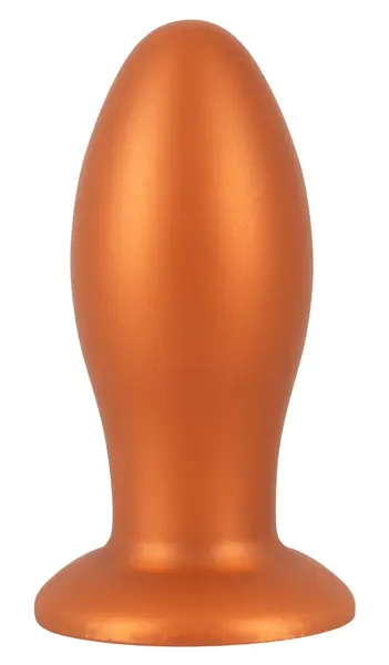 ANOS Soft XL Cone-Shaped Intimate Plug with Suction Base 16 cm Black