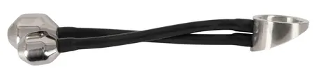 Mystim Heavy Gear Dual Plug Intimate System Metal & Silicone 31cm