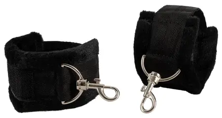 Bad Kitty Adjustable Full-Body Restraint Set with Plush Padding & Blindfold