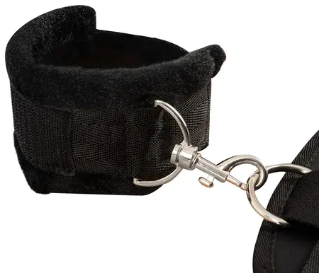 Bad Kitty Adjustable Full-Body Restraint Set with Plush Padding & Blindfold
