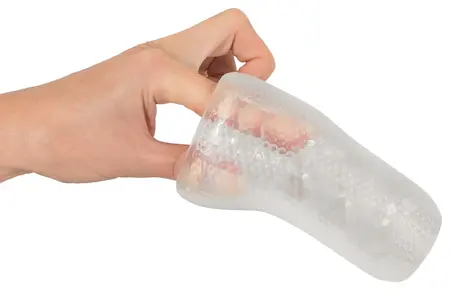 Stroker Pocket Intimate Machine Speed Transparent, Compact 13 cm TPE