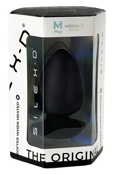 SilexD Premium Silicone Plug M - Flexible Memory Silicone, 11 cm