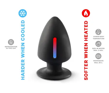 SilexD Premium Silicone Plug M - Flexible Memory Silicone, 11 cm