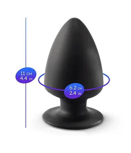 SilexD Premium Silicone Plug M - Flexible Memory Silicone, 11 cm