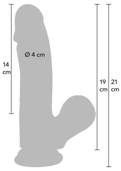 INFERNO by HIDDEN DESIRE Liquid Silicone Model 19 cm Dual-Density Black