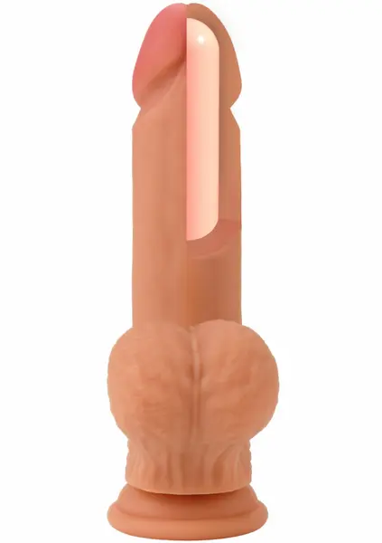 INFERNO by HIDDEN DESIRE Liquid Silicone Model 19 cm Dual-Density Black