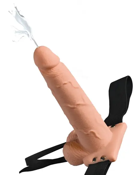 Fetish Fantasy Strap-O 7.5 Inch Adjustable Intimate System, Beige