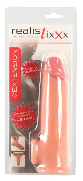Realistixxx Extension Intimate Sleeve 5cm Liquid Silicone 19cm