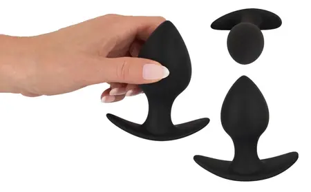 Black Velvets Silicone Trainer Set - 3 Sizes, Soft Touch, Black