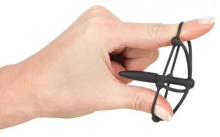 You2Toys Soft Silicone Dilator with Flexible Glans Cage 5.7cm