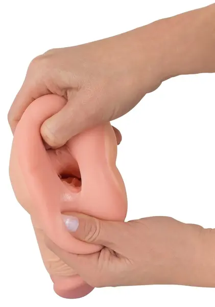 Nature Skin 2in1 Intimate Extension Sleeve, Flexible TPE, 21 cm