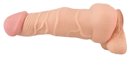Nature Skin 2in1 Intimate Extension Sleeve, Flexible TPE, 21 cm