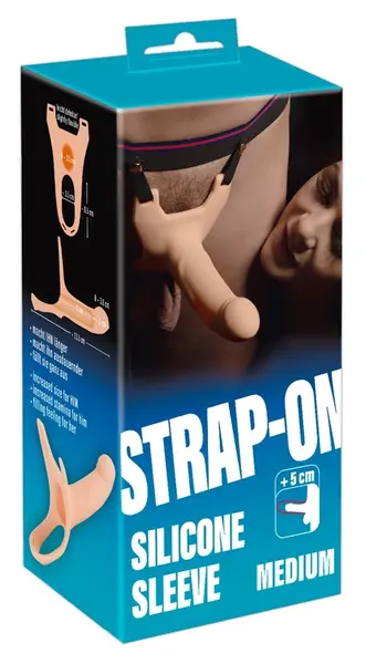 You2Toys Silicone Extension Strap-On 5cm Medium, Adjustable Harness